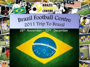 BFC (BRAZIL FOOTBALL CENTRE) arrive in Brazil in day 28/11/2011